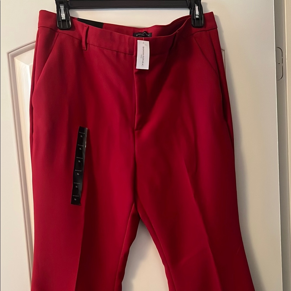 Deep Red Trousers/Pants
